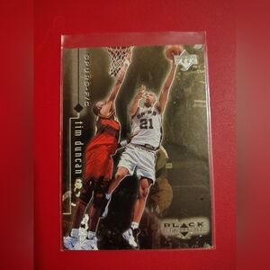 Tim Duncan 1998-99 Upper Deck Black Diamond #76 San Antonio Spurs Basketball